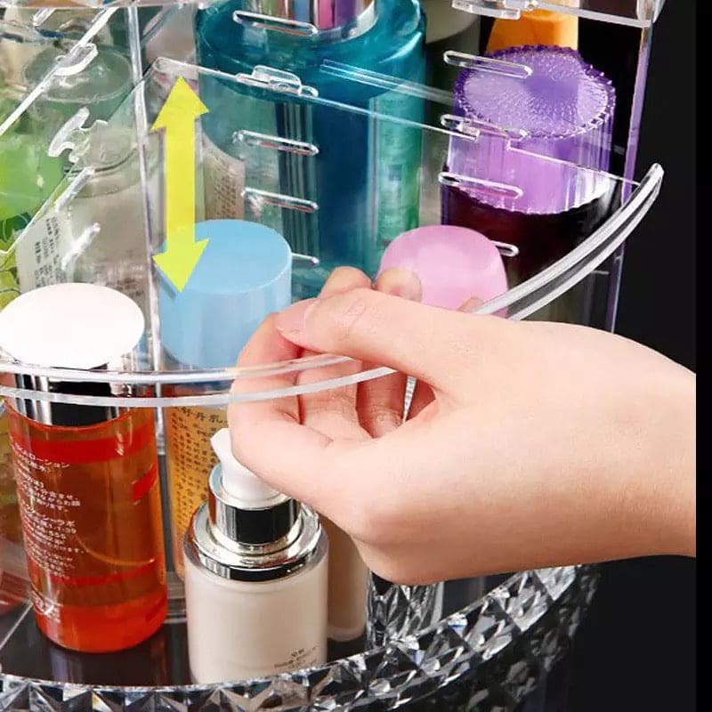 360° Rotating Makeup Organizer, Cosmetic Storage Countertop Organizer, Large Capacity Perfume Make Up Brush Holder,  Fashion Crystal Display Stand, Regular Cosmetic Jewellery Organizer 360° Rotating Makeup Organizer, Cosmetic Storage Countertop Organizer, Large Capacity Perfume Make Up Brush Holder,  Fashion Crystal Display Stand, Regular Cosmetic Jewellery Organizer